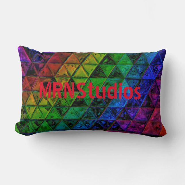 Cojín Lumbar Cristal de orgullo (Anverso)