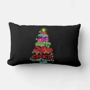 Cojín Lumbar Crocin Alrededor Del Regalo Del Árbol De Navidad