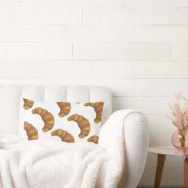 Cojín Lumbar Croissants de mantequilla fresca pastelería france