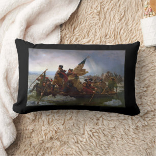 Cojín Lumbar Crossing Delaware 1776: General George Washington