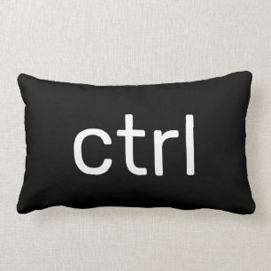Cojín Lumbar Ctrl Control Comando Teclado Blanco negro