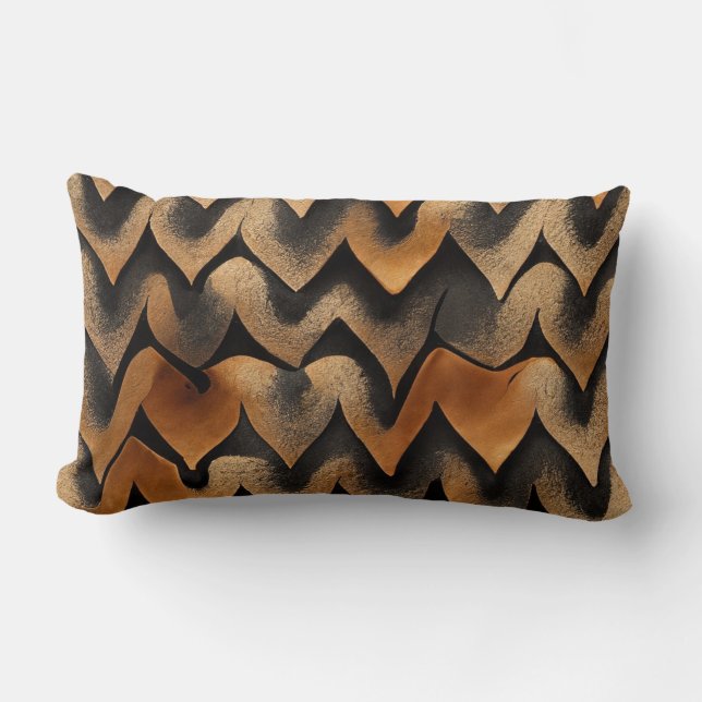 Cojín Lumbar Cuero quemado (Anverso)