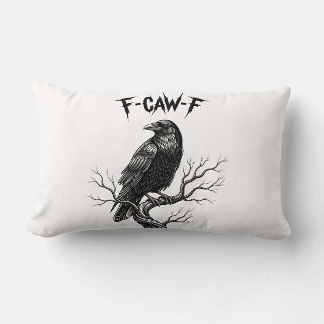 Cojín Lumbar Cuervo - F-Caw-F (Anverso)