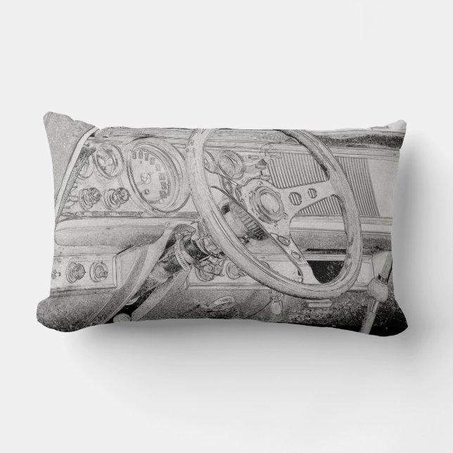 Cojín Lumbar Cushion de esbozo del tablero de volante Chrysler  (Anverso)