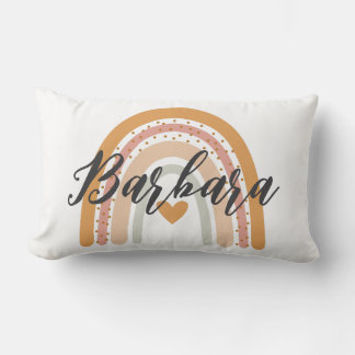 Cojín Lumbar Custom Monogram Initial Throw Pillow