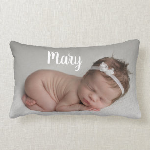 Cojín Lumbar Custom photo and nombre pillow personalized