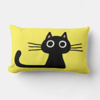 Cute Black Kitty | Quirky Cat con largos sabotajes