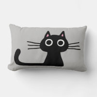 Cute Black Kitty | Quirky Cat con largos sabotajes