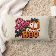 Cute Pink Boo Boo Halloween Chica Calabaza