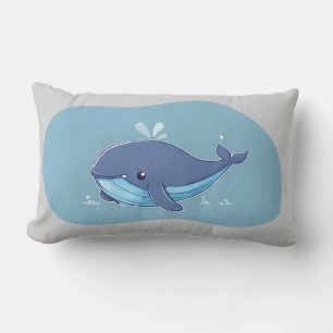Cojín Lumbar Cute Whale