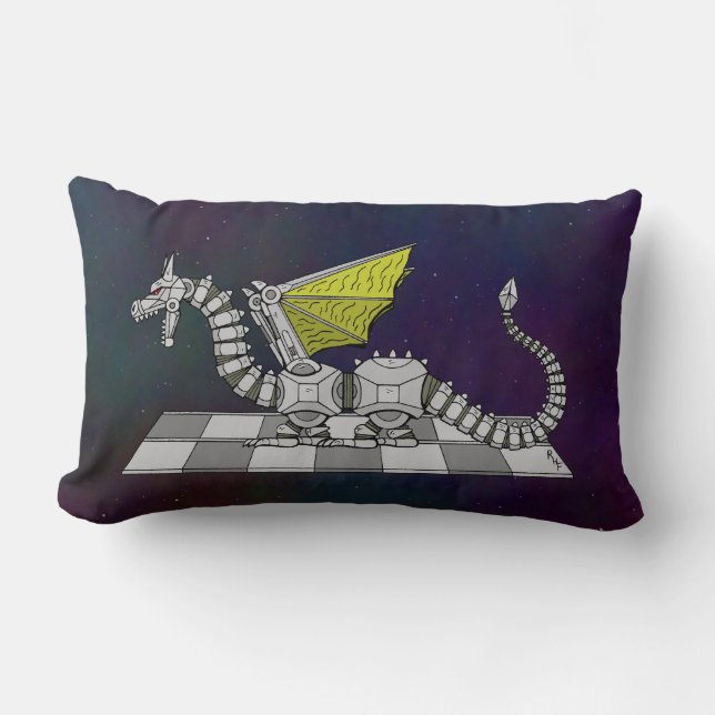 Cojín Lumbar Cyberdragon (Anverso)