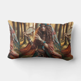 Cojín Lumbar dama gitana