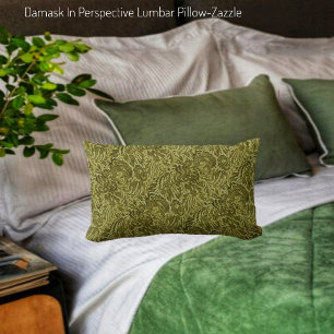 Cojín Lumbar Damasco En Perspectiva