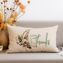 Dar Gracias Boho Floral de Otoño Acción de Gracias