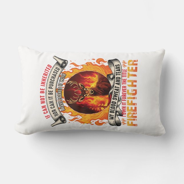 Cojín Lumbar Deer Firefighter (Anverso)