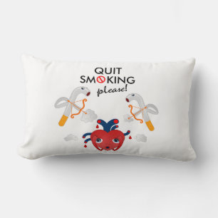 Cojín Lumbar Deja de fumar, por favor