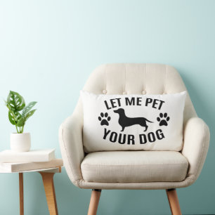 Cojín Lumbar Déjame Mascota a tu perro - amantes del perro