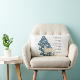 Cojín Lumbar Dejar Huellas De Venado En La Nieve