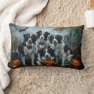 Cojín Lumbar Delicia de Halloween para Border Collie