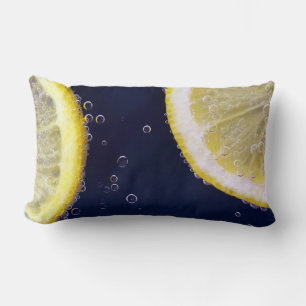 Cojín Lumbar Deliciosas limoneras en el agua