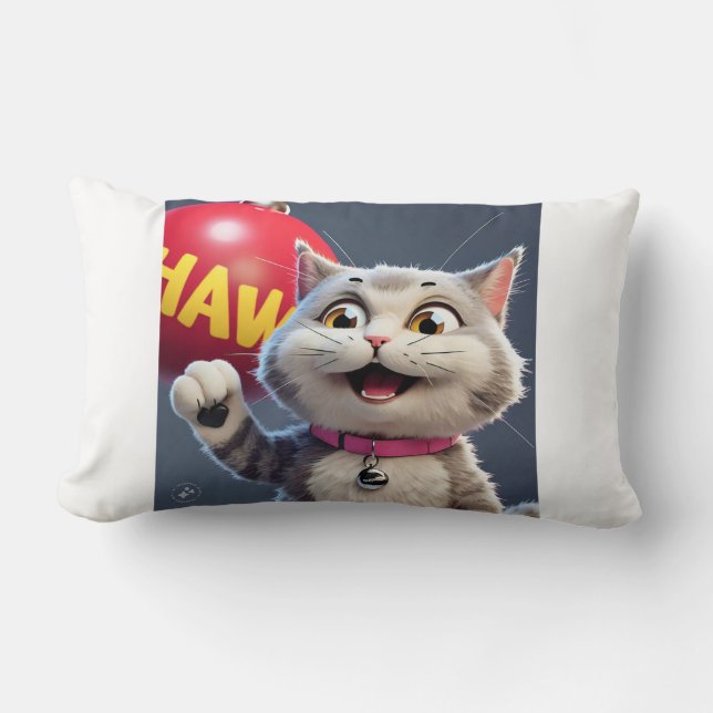 Cojín Lumbar Descripción Variaciones:* - "Purfectamente Cute" - (Anverso)