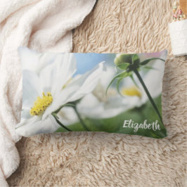 Cojín Lumbar Deseos con maricas blancas personalizadas