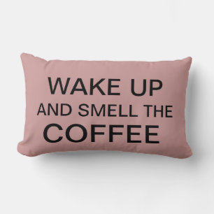 Cojín Lumbar DESPIERTA Y OYE EL CAFÉ, Pillow Lumbar