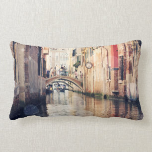 Cojín Lumbar Destinos   Fotografía góndolas de Venecia