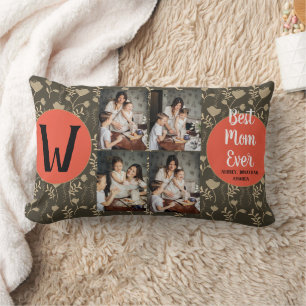 Cojín Lumbar Día de las madres personalizado, regalo de colaje 