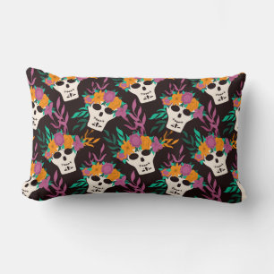 Cojín Lumbar Dia de Los Muertos, Halloween tradicional Mexicano