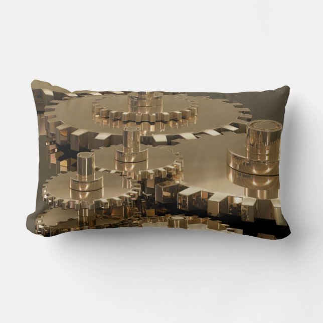 Cojín Lumbar Día del padre en marcha (Anverso)