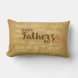 Cojín Lumbar Día del Padre Religioso, cualidades del Padre