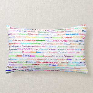 Cojín Lumbar Dianne Text Design II Lumbar Pillow