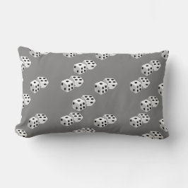 Cojín Lumbar Dices en gris