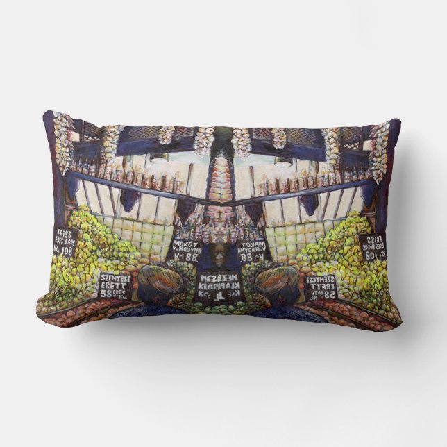 Cojín Lumbar Dimensiones de la curiosidad (Anverso)