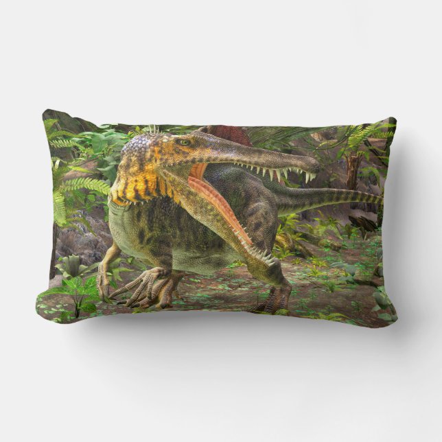 Cojín Lumbar Dinosaurio Spinosaurus (Anverso)