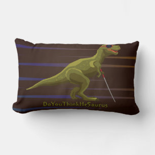 Cojín Lumbar Dinosaurio verde
