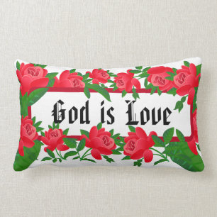 Cojín Lumbar Dios es escritura de la biblia del amor