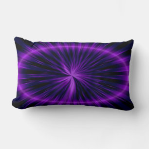 Cojín Lumbar Diseño artístico violeta de fantasía Abstract Pill