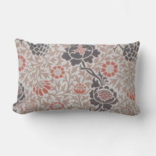 Cojín Lumbar Diseño de arte botánico de William Morris Grafton