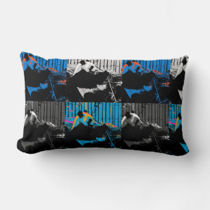 Cojín Lumbar Diseño de arte moderno multipanel de oso panda