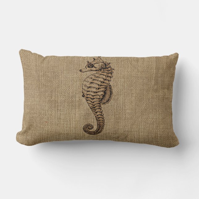 Cojín Lumbar Diseño de bronce de Sealife del ilustracion del (Anverso)