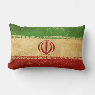 Cojín Lumbar Diseño de cosecha de bandera de Irán