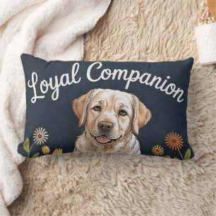 Cojín Lumbar Diseño de edredón de Labrador Retriever dorado – J