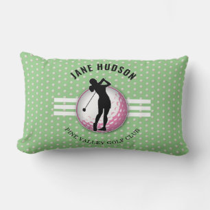Cojín Lumbar Diseño de Golfista Mujeres Elegantes
