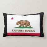 Cojín Lumbar Diseño de la bandera del estado de California<br><div class="desc">Aquí está un diseño de la bandera del estado de California presentado en una variedad de productos populares. Una gran idea para un regalo para todas las ocasiones y cualquier persona adentro para una visita. Aquí está una selección de diseños de encargo de la república de California disponibles en las...</div>