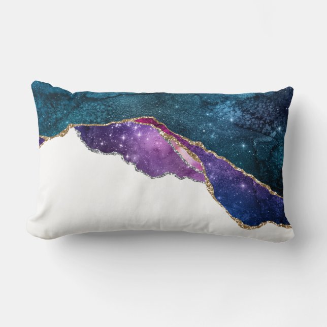 Cojín Lumbar Diseño de la serie Galaxy Agate 6  (Anverso)