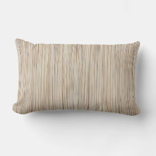 Cojín Lumbar Diseño de líneas marrones abstractas lindas