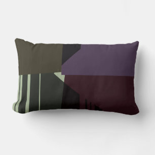 Cojín Lumbar Diseño de patrones de arte retro - Pillow