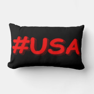 Cojín Lumbar Diseño "EEUU". ¡Hazte con una en Zazzle